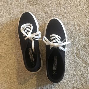 Forever21 Low Top Canvas Sneakers (1.5” Platform)